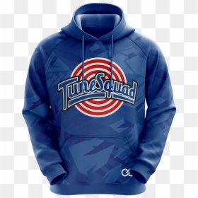 Tune Squad Hoodie - Polyester Sublimated Hoodies, HD Png Download - tune squad logo png