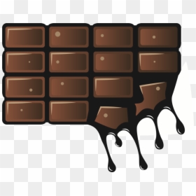 Food,chocolate Bar,confectionery - Melting Chocolate Clip Art, HD Png Download - hot chocolate clipart png