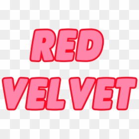 Edit, Japan, And Kawaii Image - Red Velvet Logo Sticker, HD Png Download - red velvet logo png