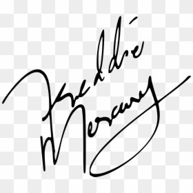 Freddie Mercury Signature, HD Png Download - mercury logo png
