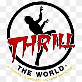 Transparent Michael Jackson Silhouette Png - Thrill The World Logo, Png Download - michael jackson logo png