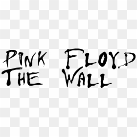 Pink Floyd "the Wall" - Pink Floyd, HD Png Download - pink floyd logo png