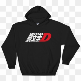 Black And Educated Hoodie, HD Png Download - initial d png