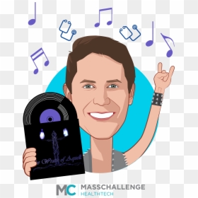 Overlay Caricature Of Nick Dougherty, Who Is Speaking - Cartoon, HD Png Download - nick png