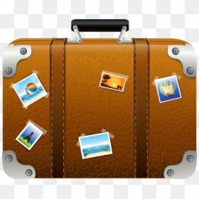 Download This High Resolution Suitcase Icon - Transparent Background Suitcase Clip Art, HD Png Download - suitcase icon png