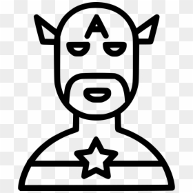 Caption America Avenger Marvel Character Movie - Character Icon Vector Marvel, HD Png Download - avenger png