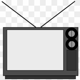 Television Clipart, HD Png Download - old school tv png