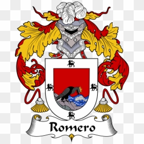 Romero Coat Of Arms, Romero Family Crest, Romero Escudo - Clemente Coat Of Arms, HD Png Download - escudo de el salvador png