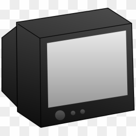 Television Clip Art Free Clipart Images - Black Television Clipart, HD Png Download - old school tv png