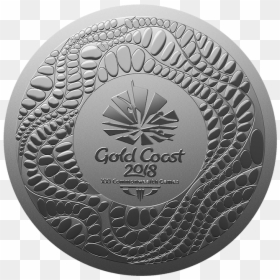 2018 Commonwealth Games Silver Coin Png - Gold Coast 2018 Medals, Transparent Png - silver coin png