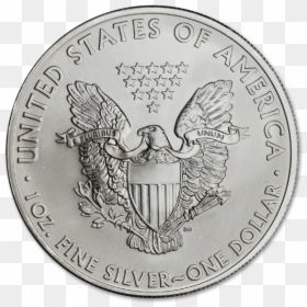 1 Oz Silver Maple Leaf, HD Png Download - silver coin png