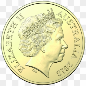 Gold Coin Png Free Download - Queen Elizabeth On Coins, Transparent Png - silver coin png