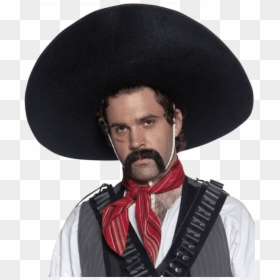 Mexican Moustache, HD Png Download - mariachi hat png
