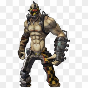 Transparent Game Characters Png - Borderlands 2 Psycho Png, Png Download - game characters png