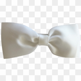 White Bow Png- - White Hair Bow Png, Transparent Png - cheer bow png