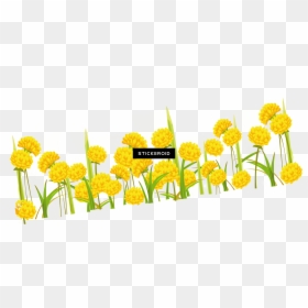 Dandelion Png Clipart , Png Download - Transparent Background Yellow Flowers Transparent, Png Download - dandelion vector png