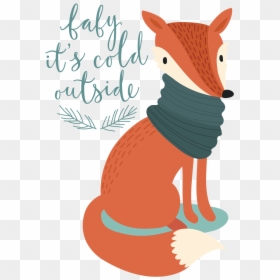 Baby It"s Cold Outside Fox Transfer - The Mask, HD Png Download - baby fox png