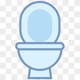 Toilet Bowl Icon - Circle, HD Png Download - toilet icon png
