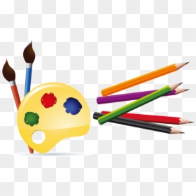 Clip Art Images Of Painting Supplies - Painting Tools Cartoon Png, Transparent Png - supplies png