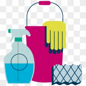 Cleaning Supplies Clip Art - Transparent Cleaning Supplies Clipart, HD Png Download - supplies png