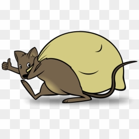 Transparent Cartoon Rat, HD Png Download - rats png