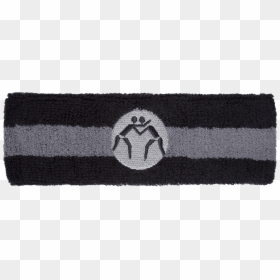 Wrestlingmart Head Band Black Grey Main - Head Band Black Transparent, HD Png Download - sweatband png