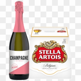 Stella 6 Pack Bottles, HD Png Download - stella artois png