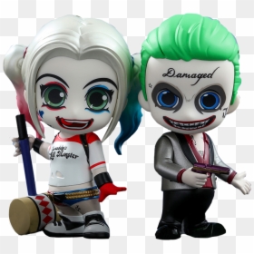 Joker And Harley Quinn Cosbaby, HD Png Download - suicide squad joker png