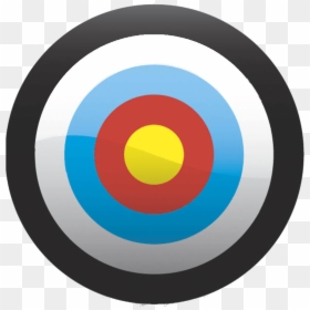 Bullseye Clipart Free - Archery Target Transparent Background, HD Png Download - target.png
