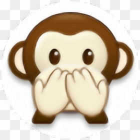Monkey Emoji Samsung , Png Download - Speak No Evil Monkey Emoji Samsung, Transparent Png - emoji monkey png