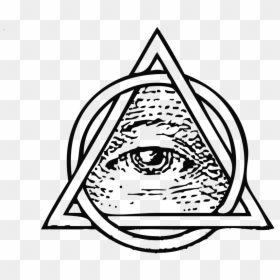 Illuminati Eye Png - Alchemical Symbol Triangle And Circle, Transparent Png - white eye png