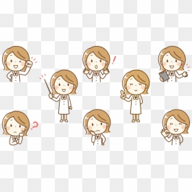 Female Healthcare Worker Clip Arts - Healthcare Worker Cartoon, HD Png Download - healthcare icon png