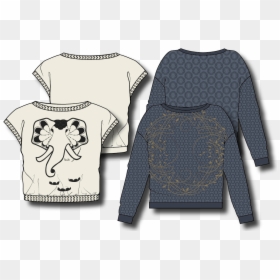 Made To Measure Prints For The "ejm Art Blouse & Sweater - Pug, HD Png Download - celtic tree of life png