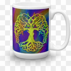 Mug, HD Png Download - celtic tree of life png