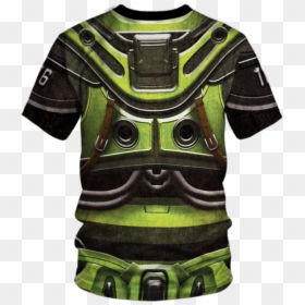 Android 16 Dbz Compression Shirt, HD Png Download - android 16 png