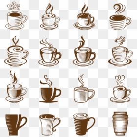 Iced Coffee Cappuccino Tea Coffee Cup - Clipart Coffee Cup Vector, HD Png Download - ice coffee png