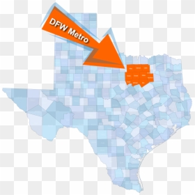 Texas Map - Atlas, HD Png Download - texas map outline png