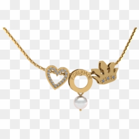 Colar Fidelidade Folheado A Ouro, Com Zircônias - Joias Diante Do Trono, HD Png Download - trono png