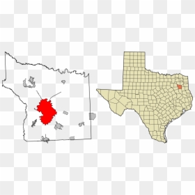 County Texas, HD Png Download - texas map outline png