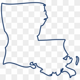 Louisiana Drawing State Transparent Png Clipart Free - Portable Network Graphics, Png Download - texas map outline png