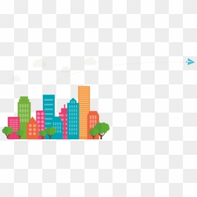 Cartoon City Skyline , Png Download - Real World Application Graphics, Transparent Png - cartoon city png