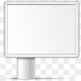 Billboard Clip Art Black White - Билборд Png, Transparent Png - blank billboard png