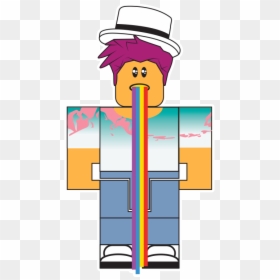 Robloxian Life Clothing Store - Rainbow Barf Face Roblox, HD Png Download - blank billboard png