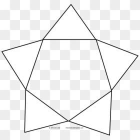 Triangle, HD Png Download - pentagon shape png