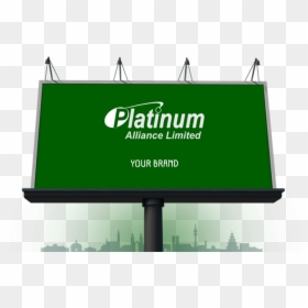 Billboard Advertisement Branding Platinum Alliance - Billboard, HD Png Download - blank billboard png