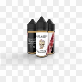 Strawberry Milkshake Skull&smoke E-liquid - Eye Liner, HD Png Download - smoke skull png