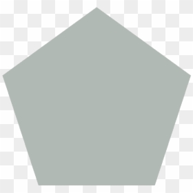 Gray Pentagon Shape Png, Transparent Png - pentagon shape png
