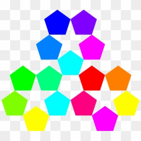 Color Pentagon Inspiration Clip Arts - Clip Art, HD Png Download - pentagon shape png