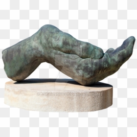 Sculpture,stone Sculpture,nonbuilding Structure,figurine - Hand Sculpture Png, Transparent Png - rock hand png