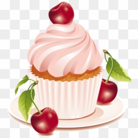 Cherry Cake Png Clipart - Cherry Cake Clipart, Transparent Png - cherry clipart png